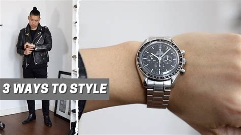 omega speedmaster dress watch.